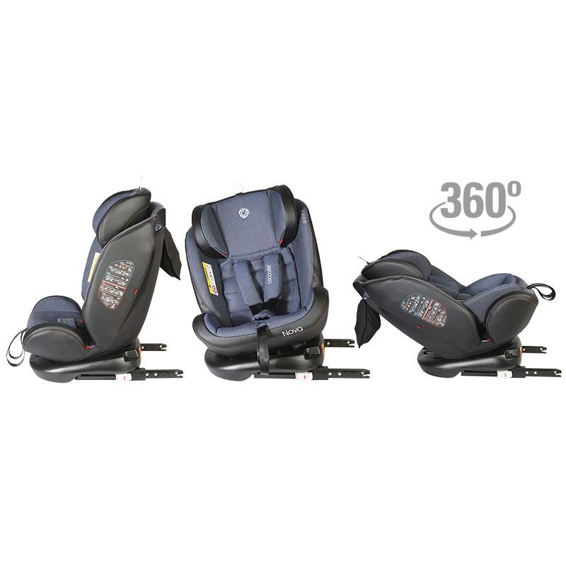 Scaun auto rotativ cu Isofix grupa 0-36 kg Coccolle Nova Jeans