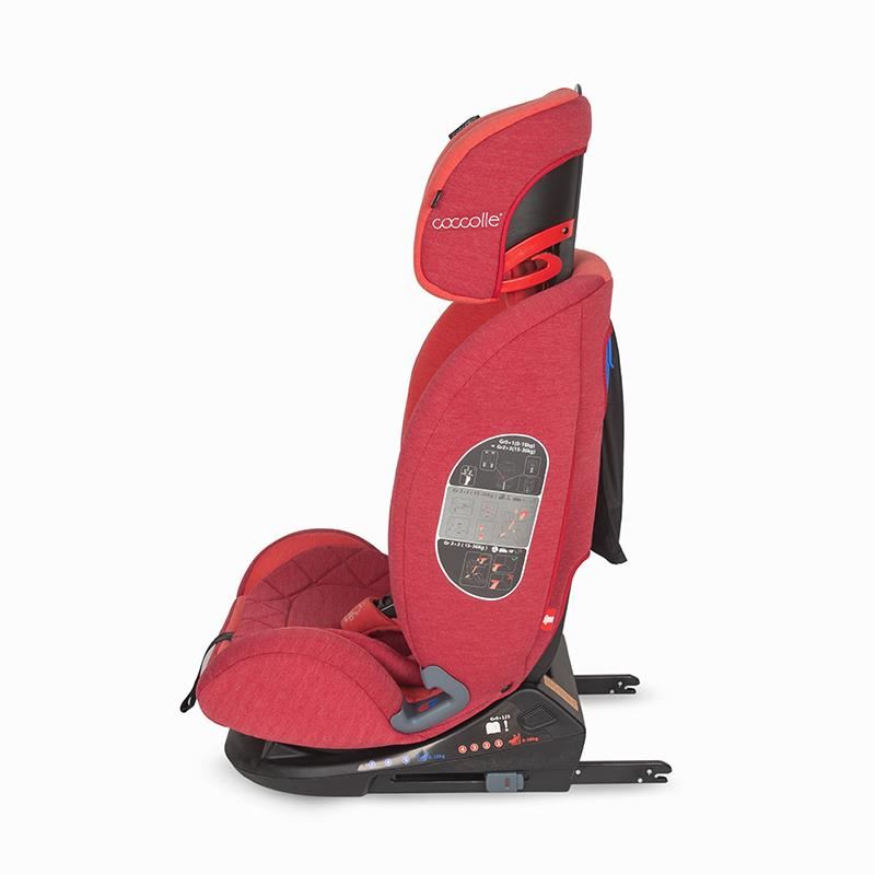 Scaun auto cu Isofix grupa 0-36 kg Coccolle Sedna Aurora Red image 3