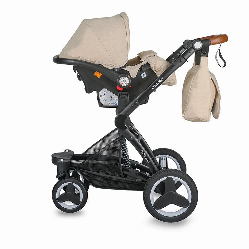 Carucior transformabil 3in1 Coccolle Ambra Safari Beige image 3