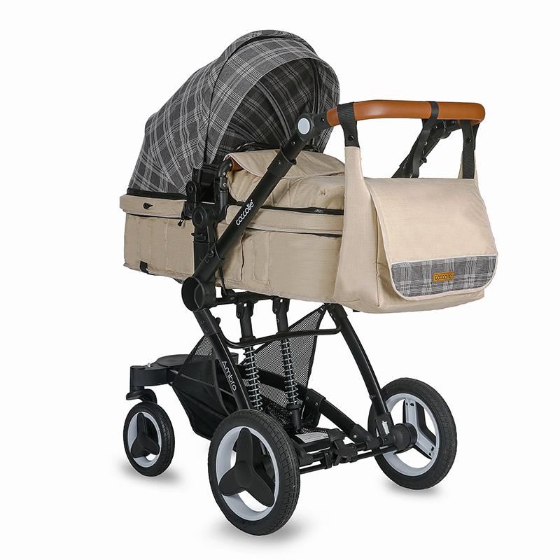 Carucior transformabil 3in1 Coccolle Ambra Safari Beige image 4