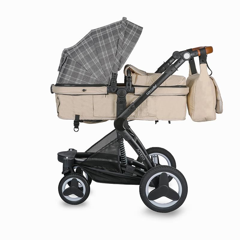 Carucior transformabil 3in1 Coccolle Ambra Safari Beige image 5