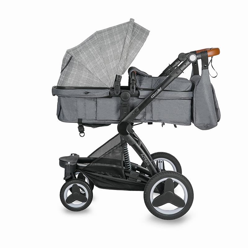 Carucior transformabil 3in1 Coccolle Ambra Urban Grey image 4