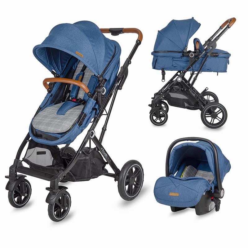 Carucior 3in1 ultracompact Coccolle Ravello Navy Blue