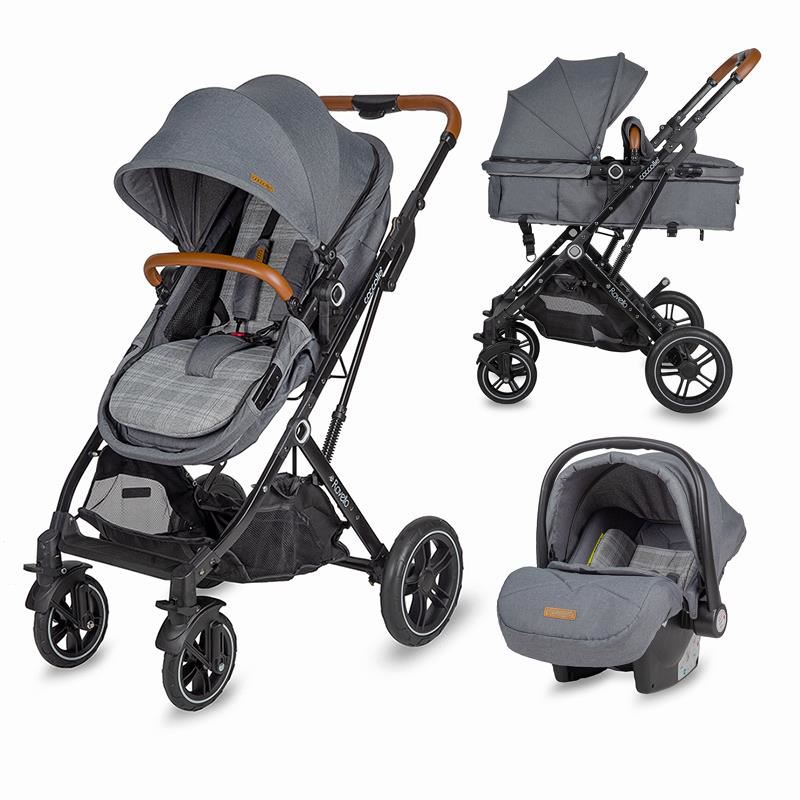 Carucior 3in1 ultracompact Coccolle Ravello Urban Grey