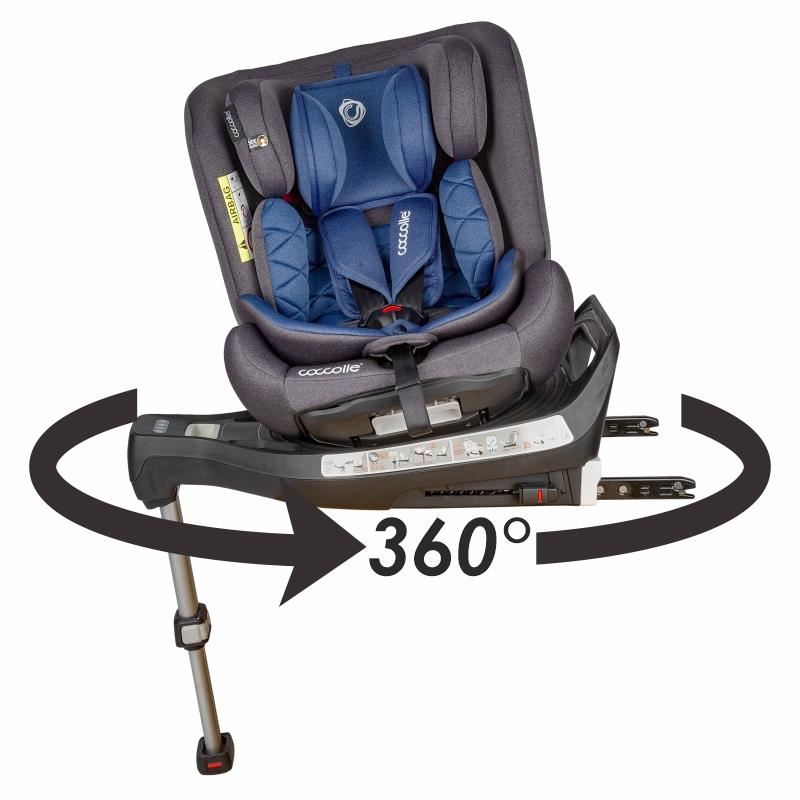 Scaun auto rotativ 0-36 kg Coccolle Astana Navy Blue image 3