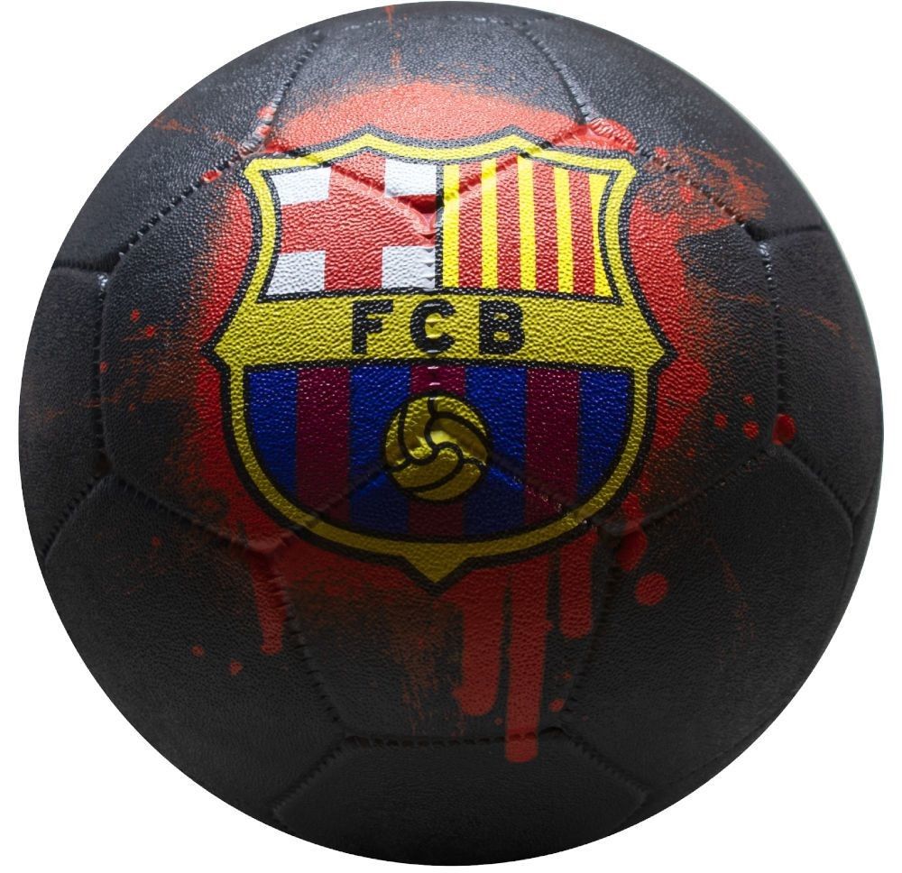 Minge de fotbal FC Barcelona Streetball LOGO GRAFITTI neagra marimea 5 image 1