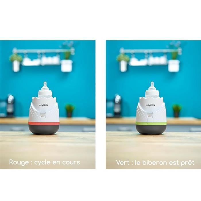 Babymoov –Incalzitor de biberoane (recipiente) pentru casa si masina Tulip Cream image 2
