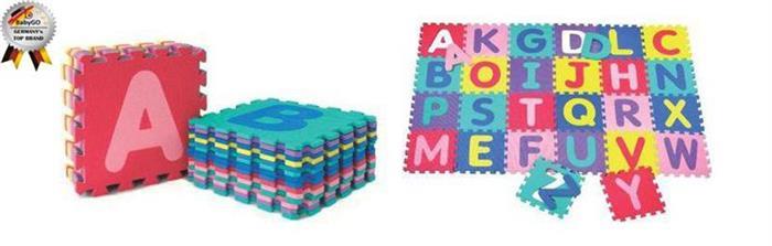 BabyGo - Salteluta de joaca cu cifre si litere Puzzle 36 piese image 1