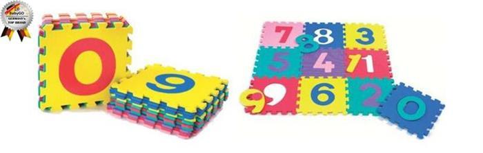 BabyGo - Salteluta de joaca cu cifre si litere Puzzle 36 piese image 2