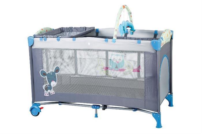 BabyGo - Patut pliant  Sleepwell Blue image 1