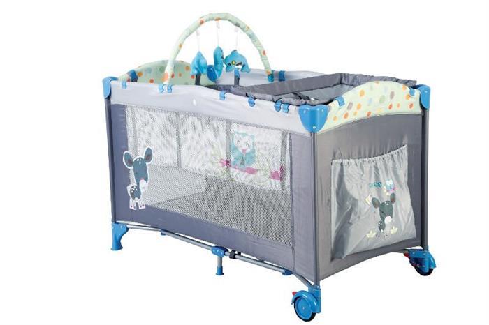 BabyGo - Patut pliant  Sleepwell Blue image 2