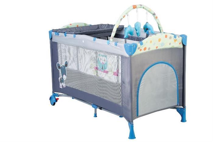 BabyGo - Patut pliant  Sleepwell Blue image 3