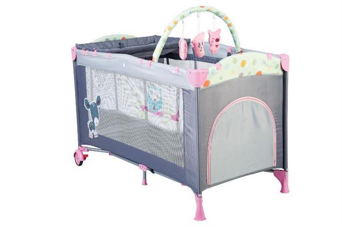 BabyGo - Patut Pliant Sleepwell Pink image 2