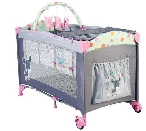 BabyGo - Patut Pliant Sleepwell Pink image 4