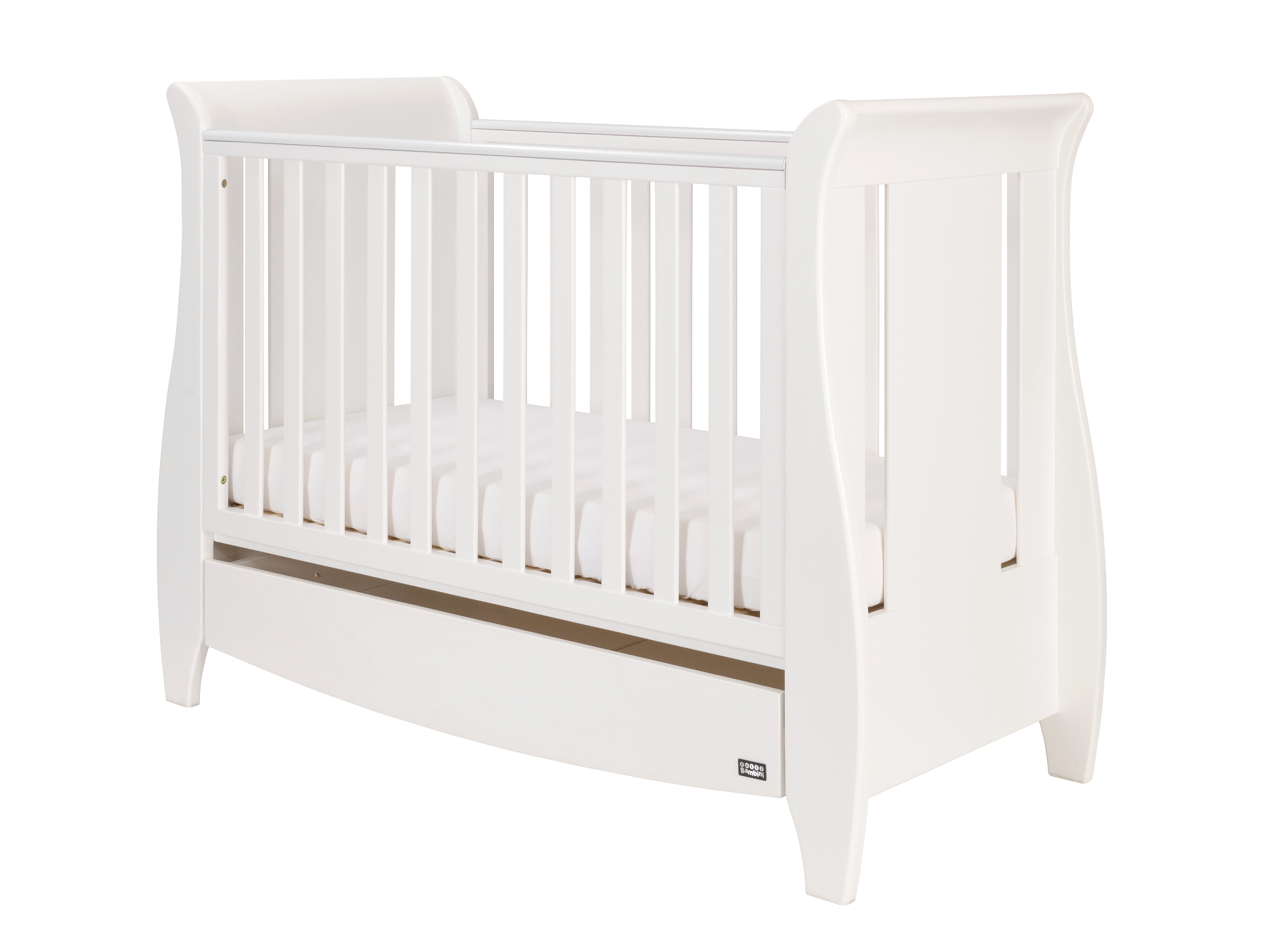 Tutti Bambini - Set patut Katie Alb + salteluta pentru bebelusi image 5