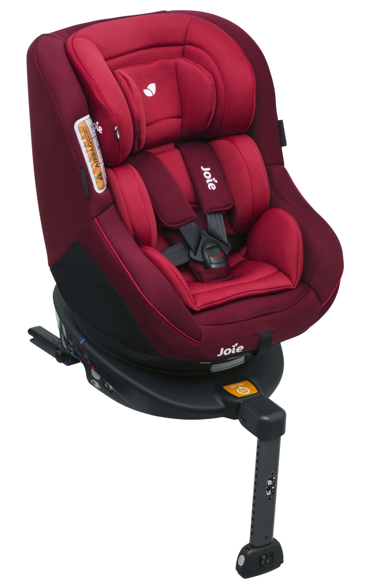 Joie – Scaun auto Rotativ cu Isofix Spin 360° Merlot,  0-18 kg