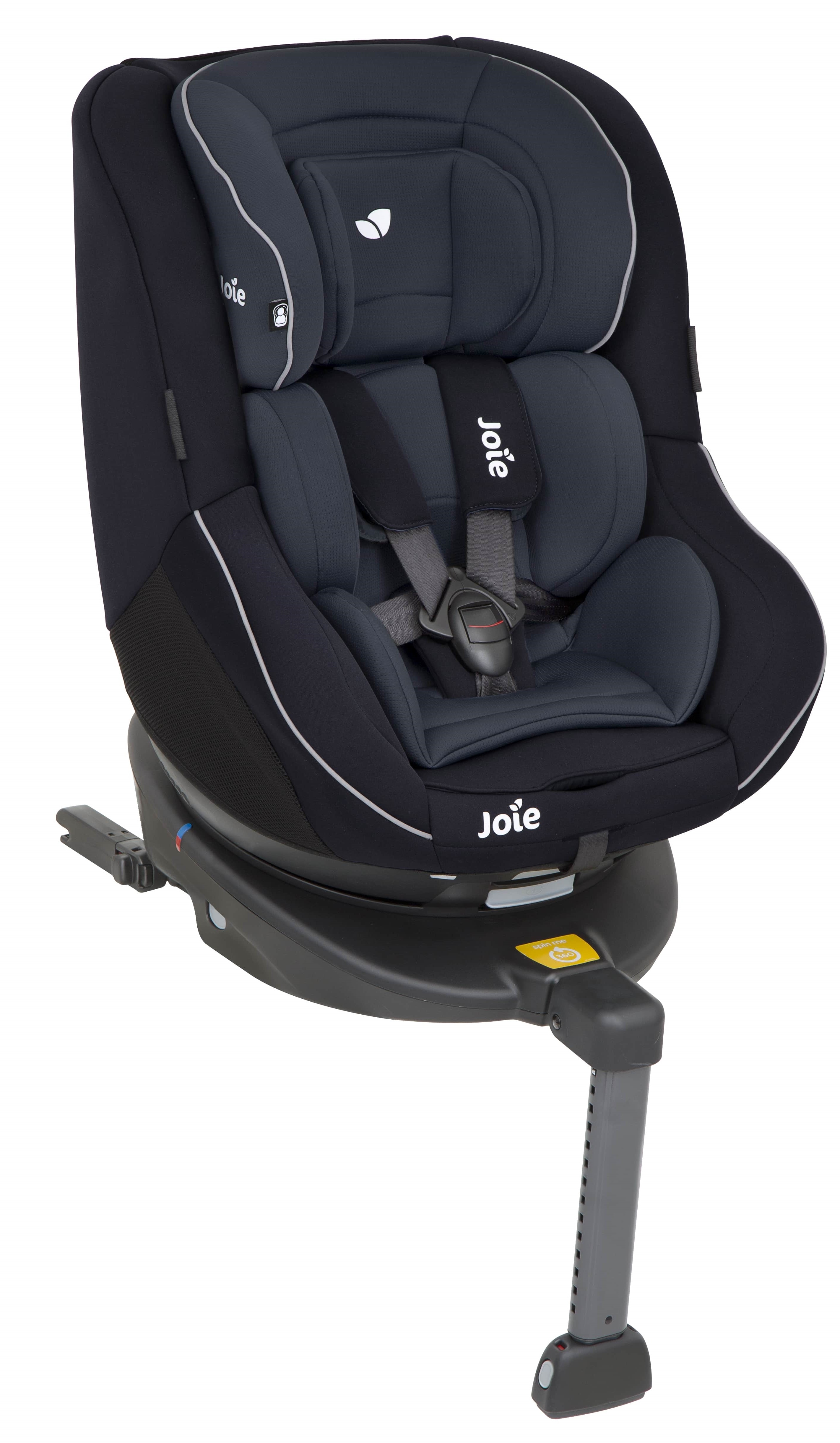 Joie – Scaun auto Rotativ cu Isofix Spin 360° Navy Blazer, 0-18 kg