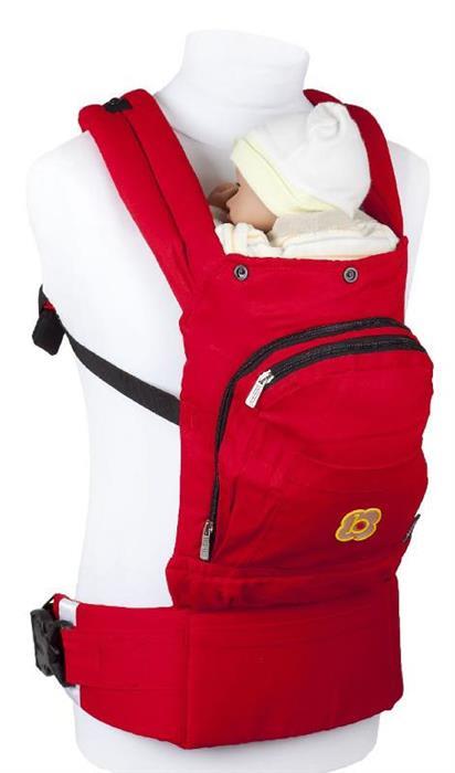 BabyGo - Marsupiu anatomic Cangoo Active Air Red