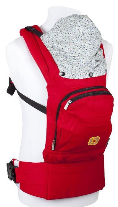 BabyGo - Marsupiu anatomic Cangoo Active Air Red image 1
