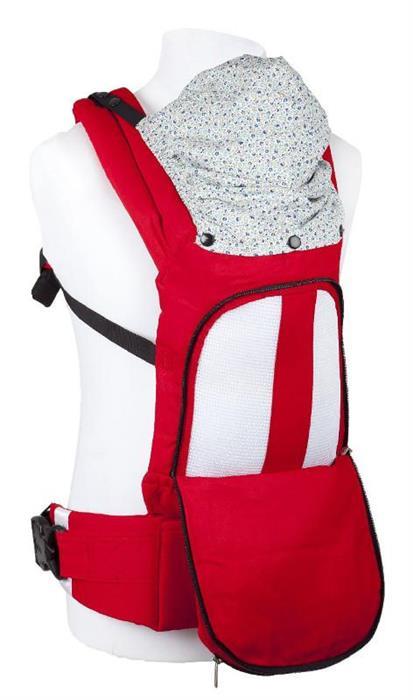 BabyGo - Marsupiu anatomic Cangoo Active Air Red image 2