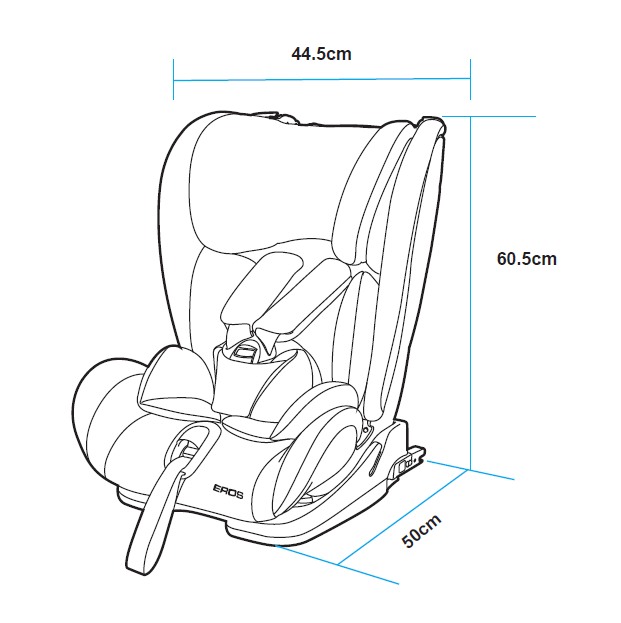 Apramo – Scaun auto Eros Morecambe Grey, 9-36 kg image 1