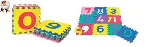 BabyGo - Salteluta de joaca cu cifre Puzzle 10 piese image 1