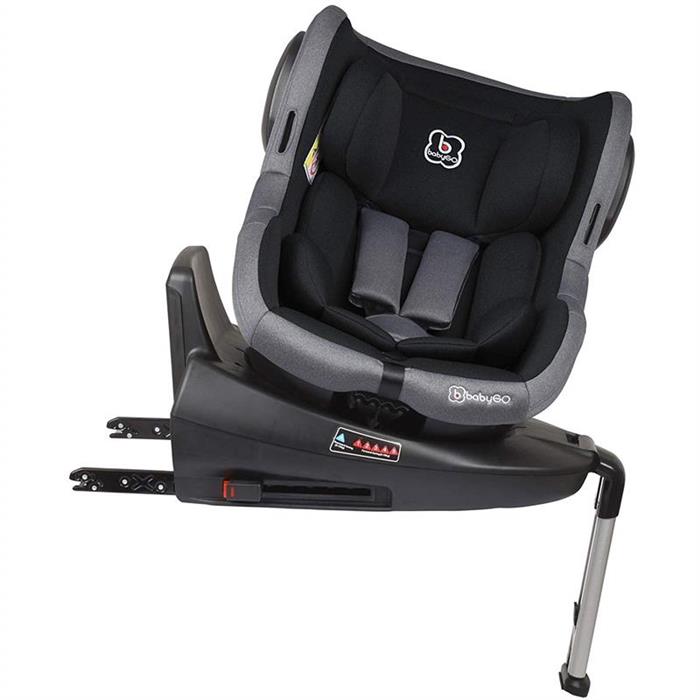 BabyGo – Scaun auto ISO Rotativ 360° - Negru image 3
