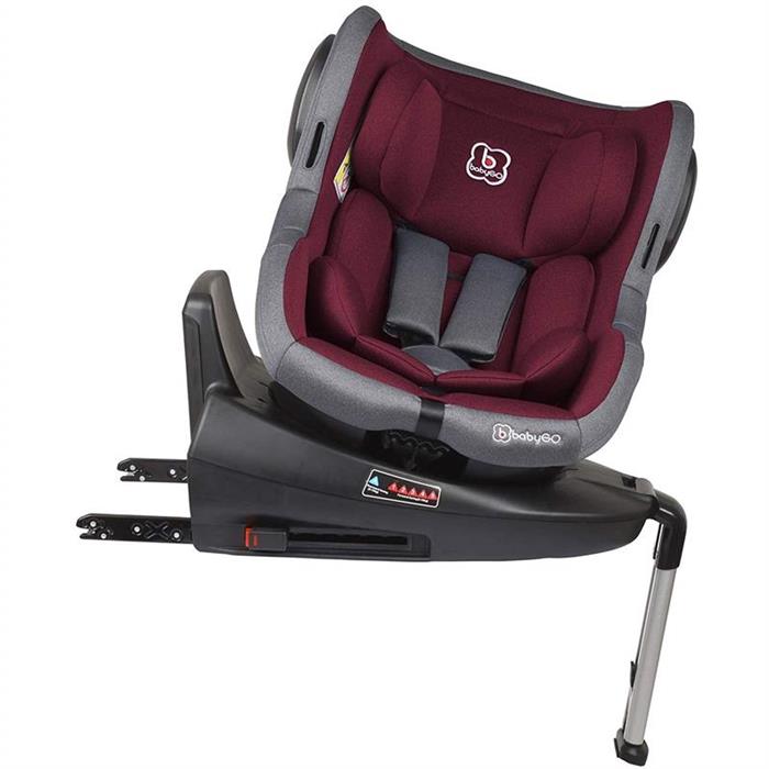 BabyGo – Scaun auto ISO Rotativ 360° - Rosu image 3