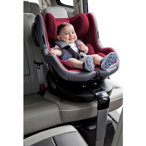 BabyGo – Scaun auto ISO Rotativ 360° - Rosu image 9