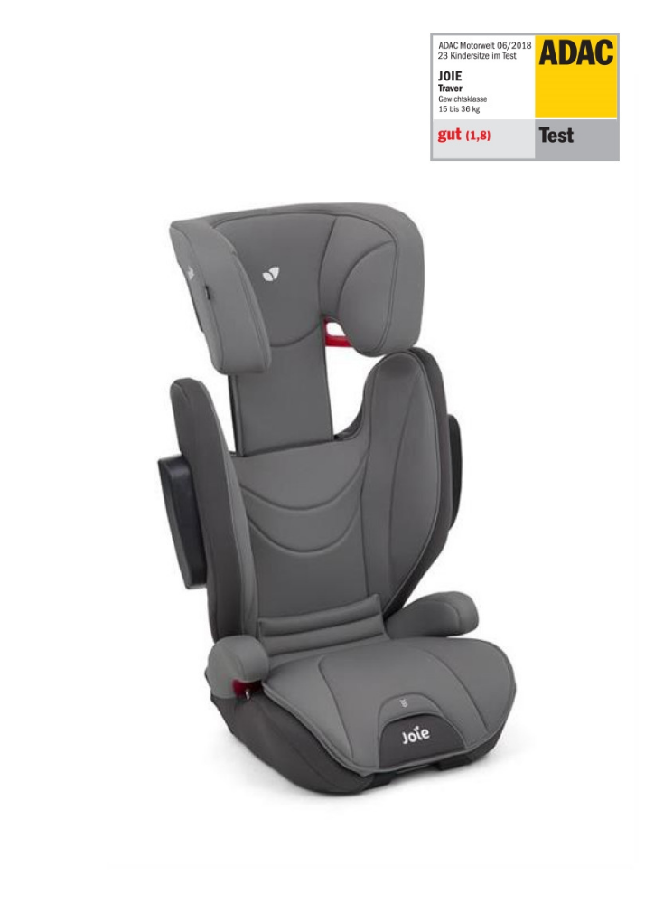Joie - Scaun auto Traver Dark Pewter, 15-36 kg image 5
