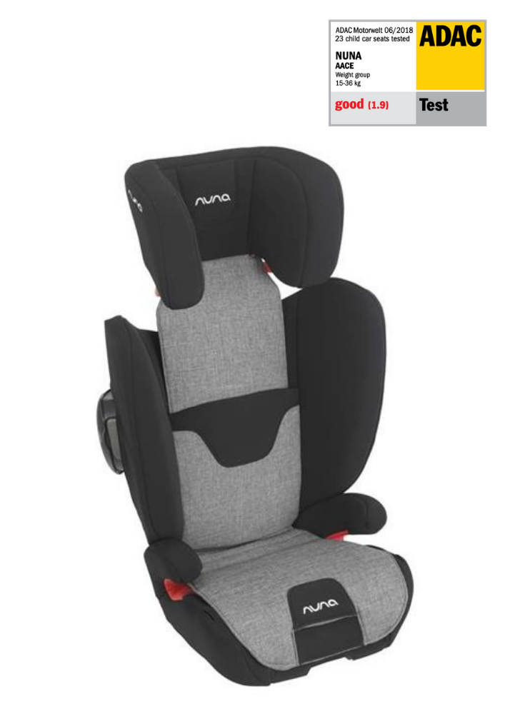 Nuna - Scaun auto AACE Charcoal, 15-36 kg image 4