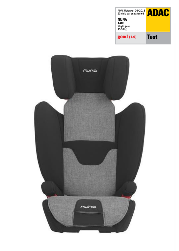 Nuna - Scaun auto AACE Charcoal, 15-36 kg image 8
