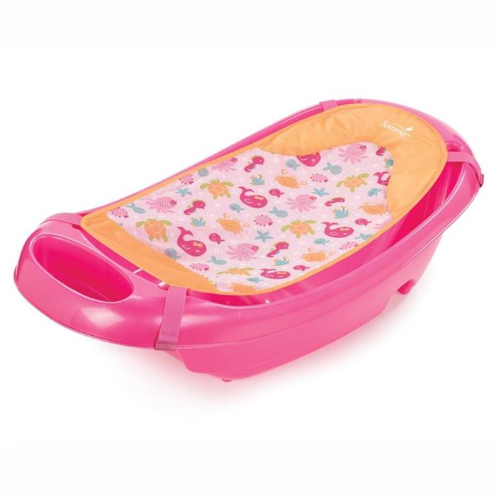 Summer Infant - Set Cadita si suport de baita Splish n Splash - Pink