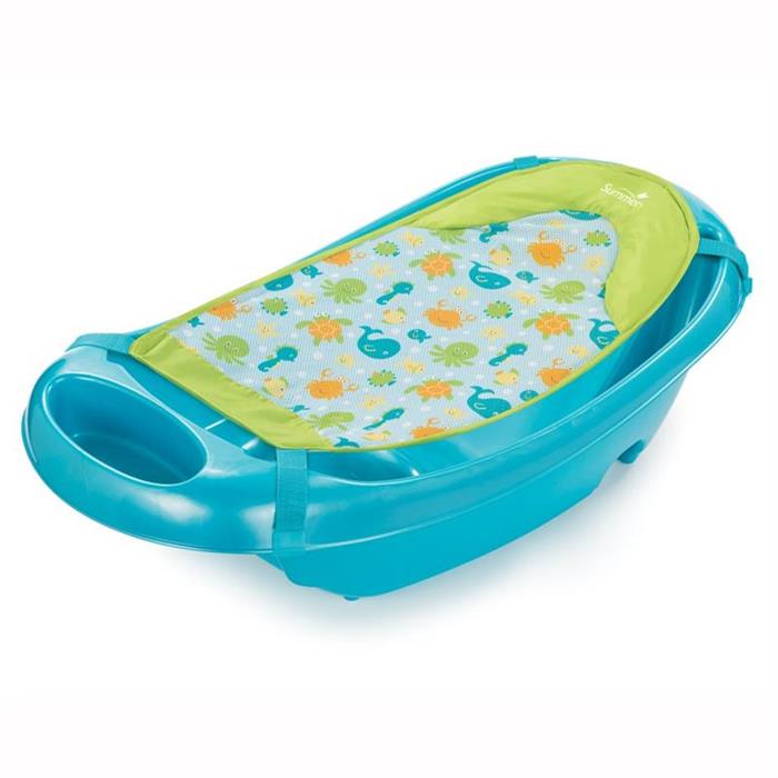 Summer Infant - Set Cadita si suport de baita Splish n Splash - Blue