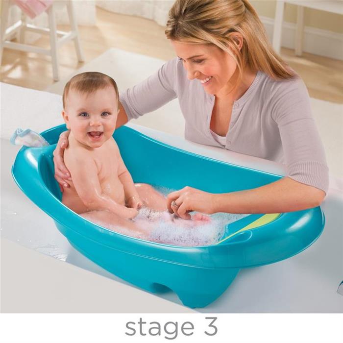 Summer Infant - Set Cadita si suport de baita Splish n Splash - Blue image 3
