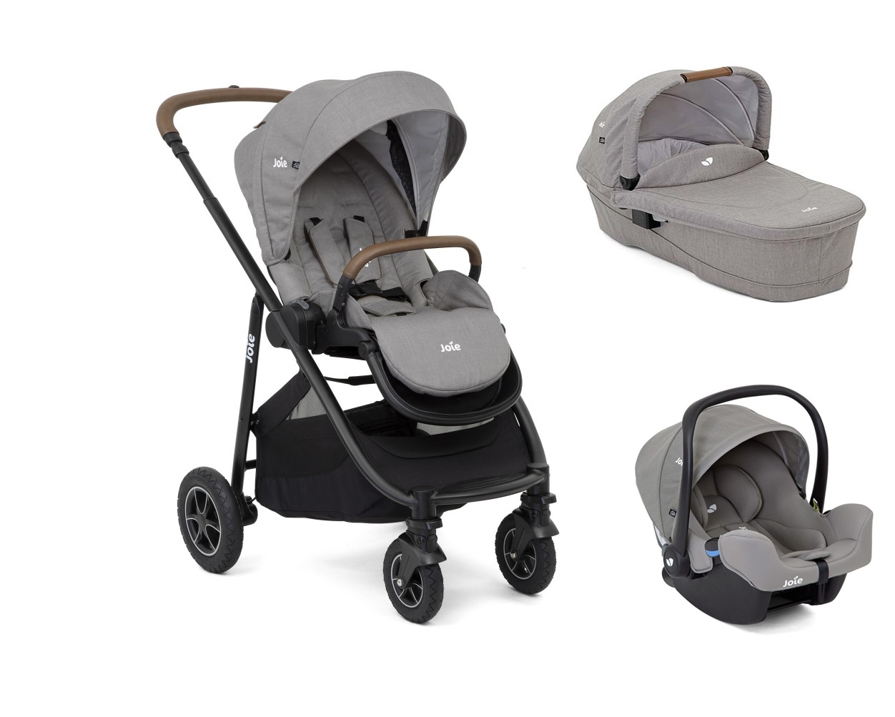 Joie - Carucior Versatrax Gray Flannel 3 in 1
