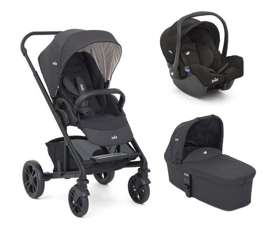 Joie - Carucior multifunctional 3 in 1 Chrome Ember