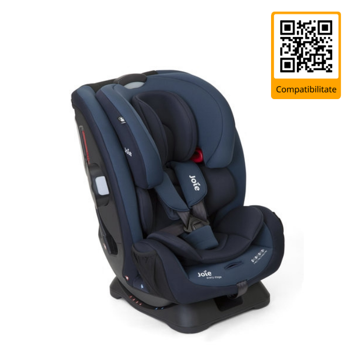 Joie - Scaun auto Every Stage Deep Sea, 0-36 kg