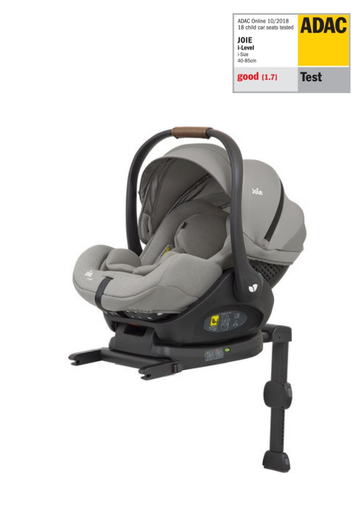Joie - Scoica auto inclinabila I-Size I-Level Gray Flannel, nastere-85 cm image 3