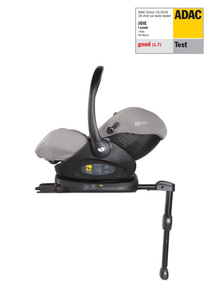 Joie - Scoica auto inclinabila I-Size I-Level Gray Flannel, nastere-85 cm image 4