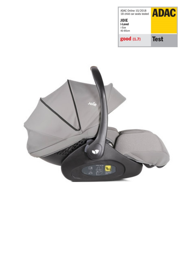 Joie - Scoica auto inclinabila I-Size I-Level Gray Flannel, nastere-85 cm image 8