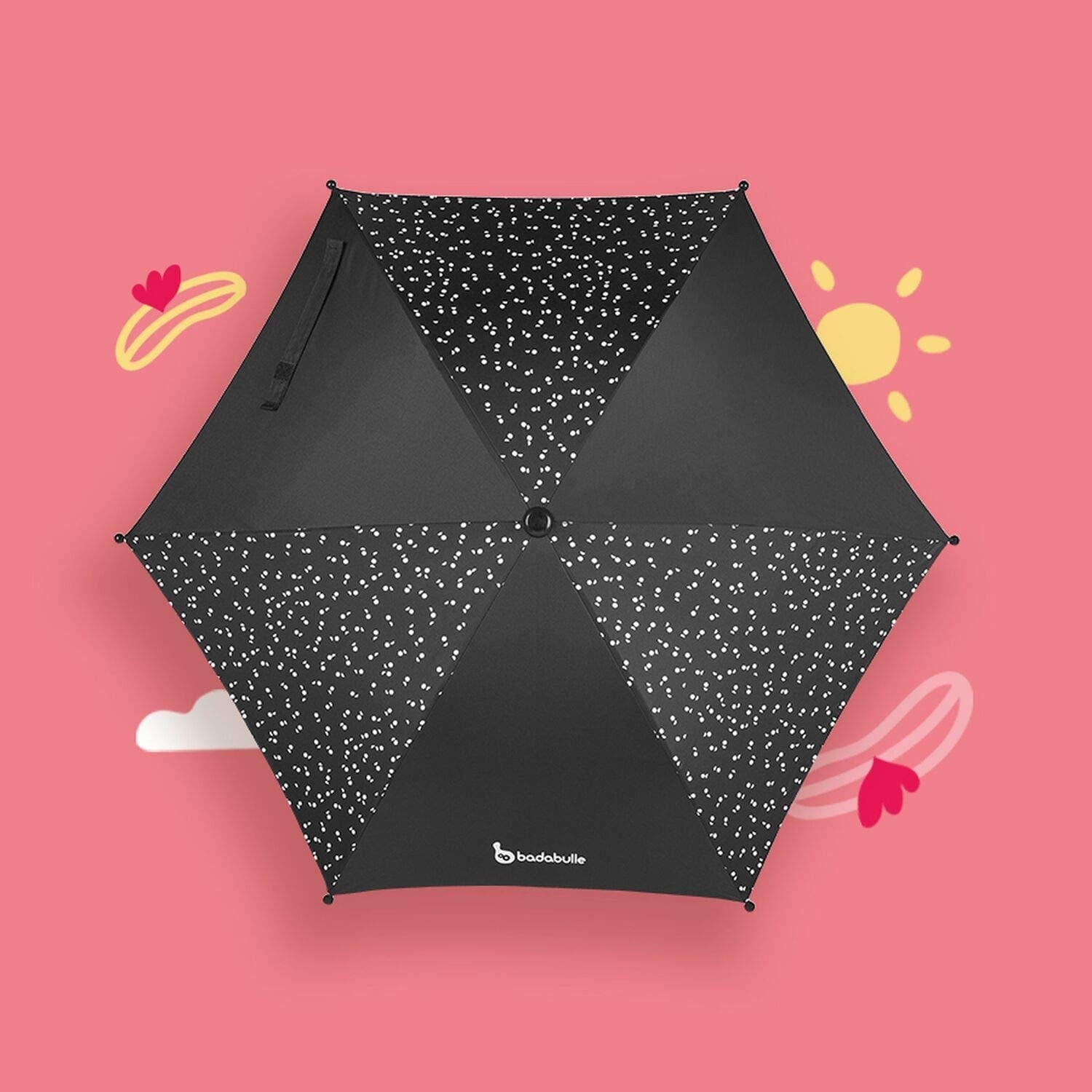 Babadulle - Umbrela universala anti-UV, neagra image 4