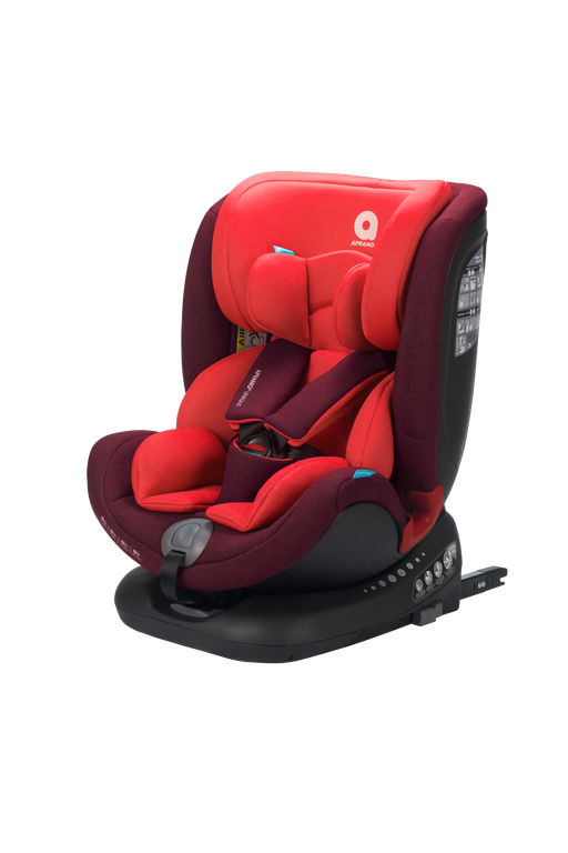 Apramo - Scaun auto rotativ Unique Ruby Red, 0 - 36 kg