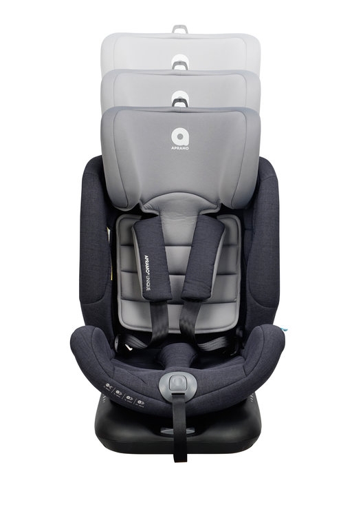 Apramo - Scaun auto rotativ Unique Agate Grey, 0 - 36 kg image 7