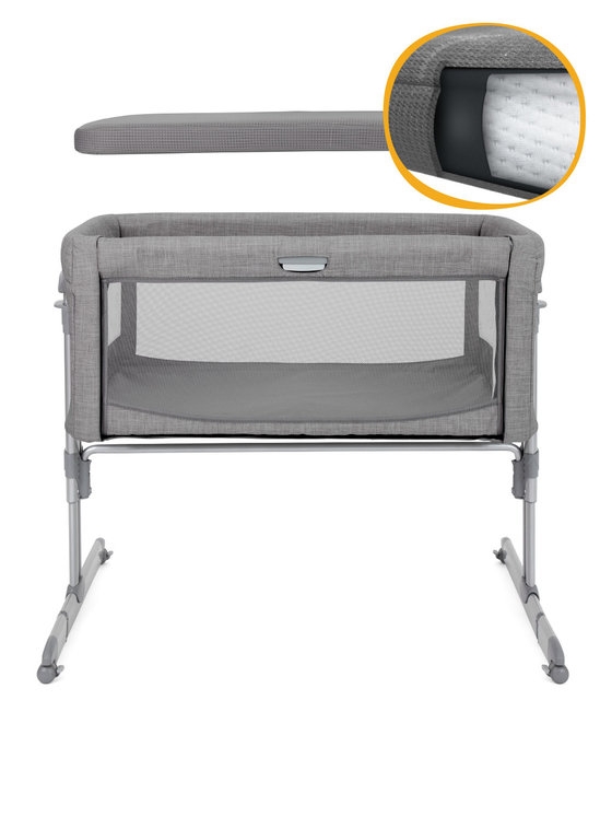 Joie - Patut pliant 2 in 1 Roomie Glide Foggy Gray image 10