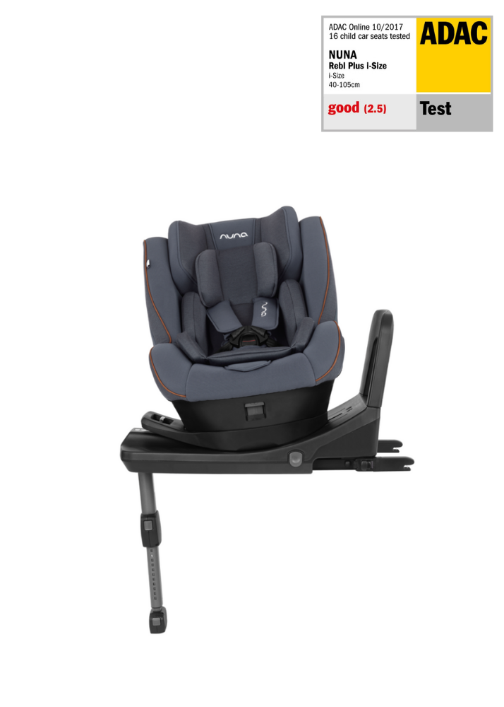 Nuna - Scaun auto REBL PLUS 360° i-Size Aspen, nastere - 105 cm image 7