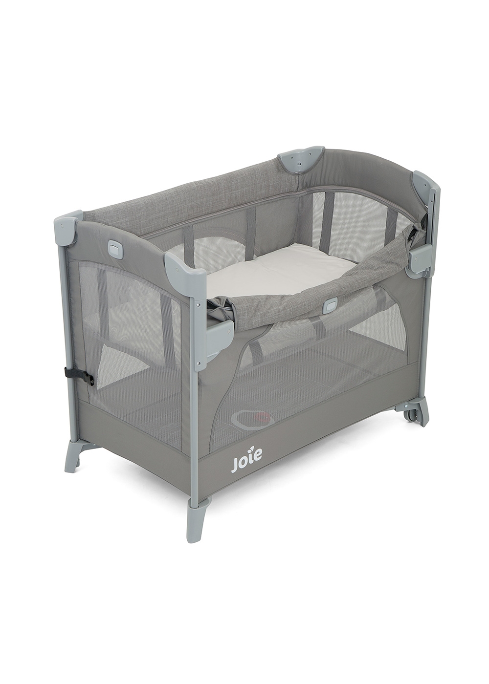 Joie - Patut pliant pentru cosleeping Kubbie Foggy Gray image 7