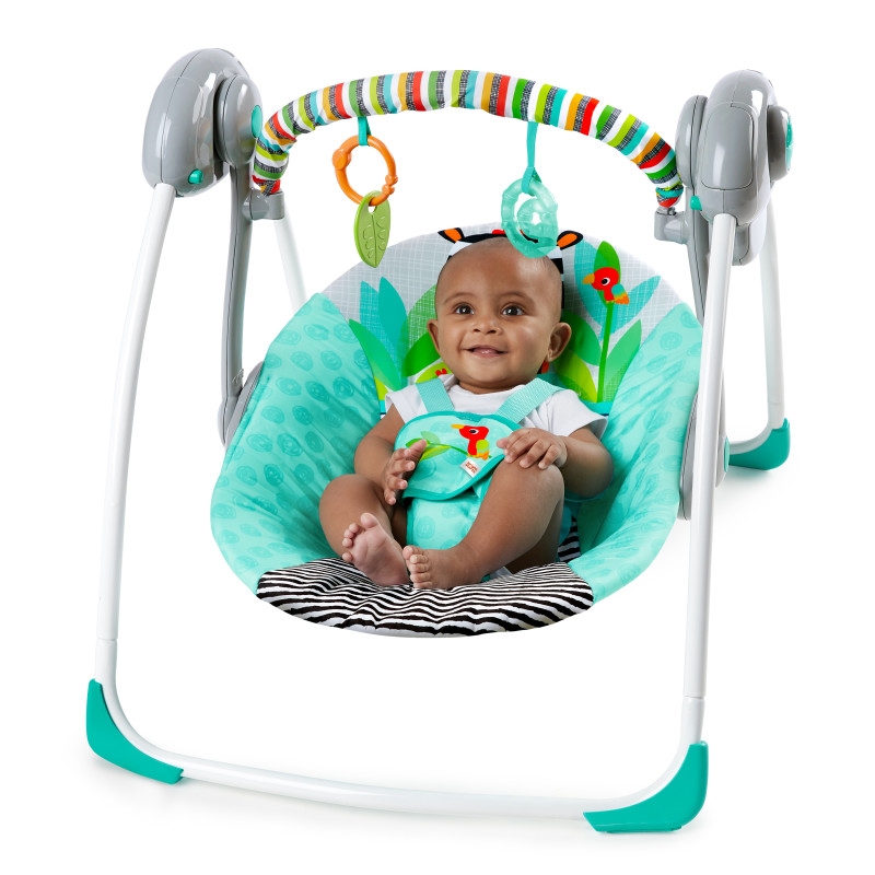 Bright Starts - Leagan portabil Swing Zig Zag Zebra image 1