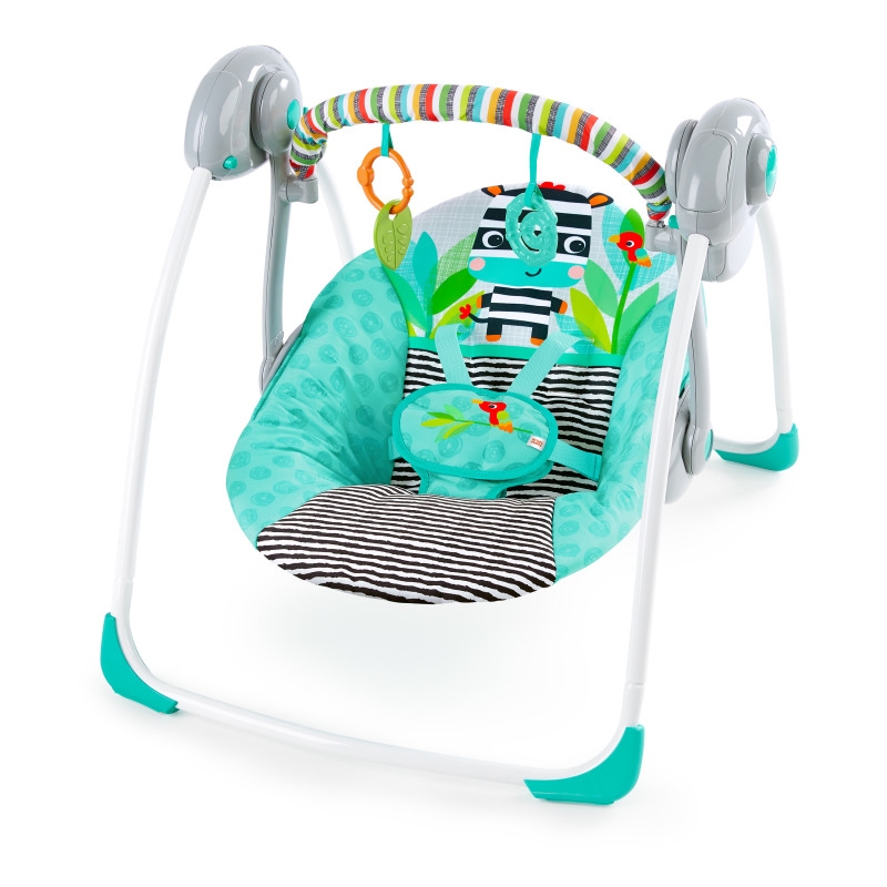 Bright Starts - Leagan portabil Swing Zig Zag Zebra image 2
