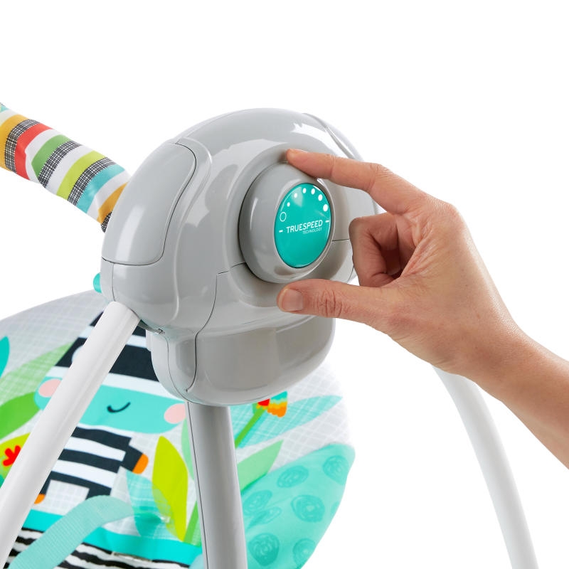 Bright Starts - Leagan portabil Swing Zig Zag Zebra image 4